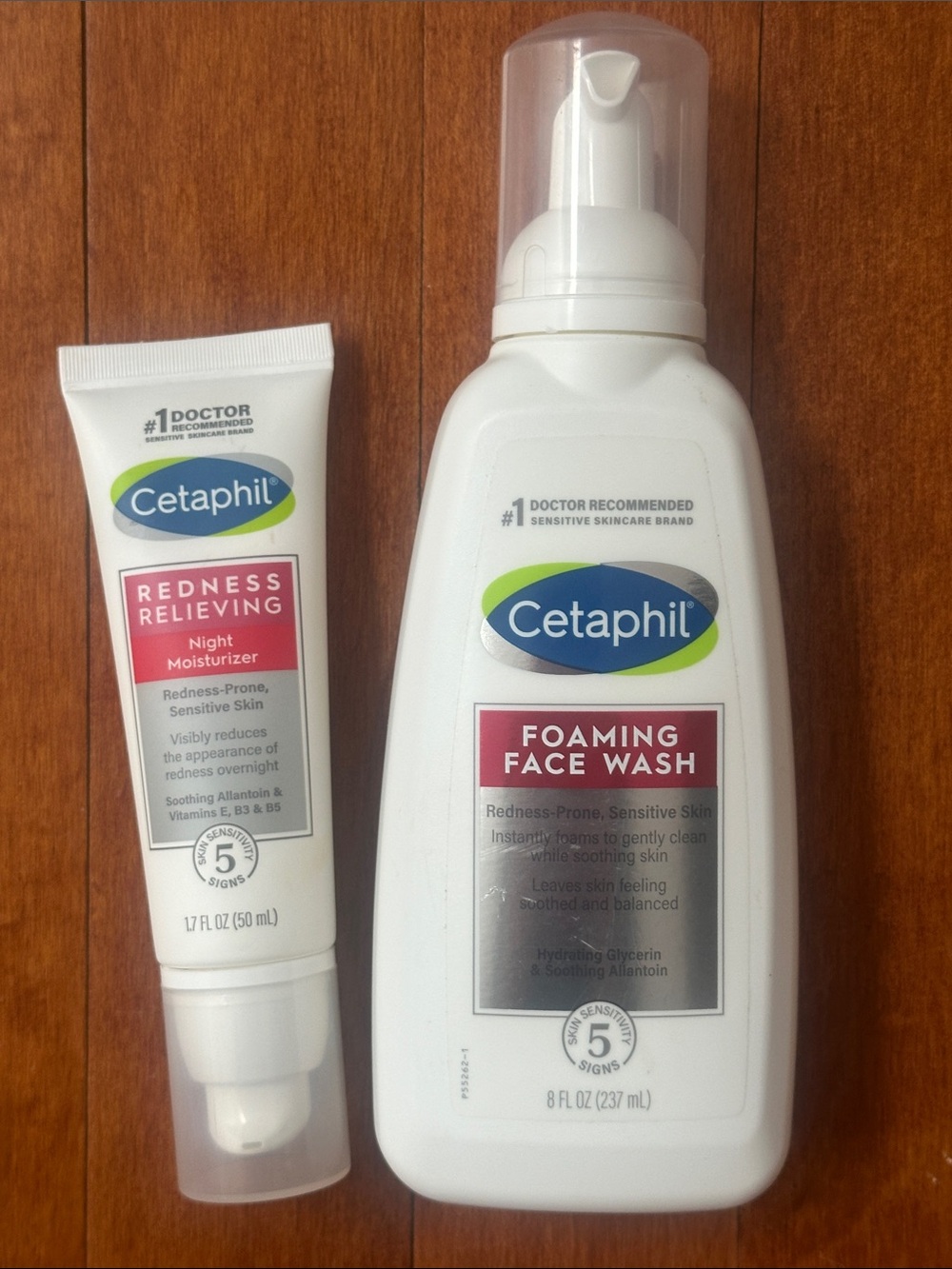 #1 Doctor Recommended Cetaphil Redness Relieving Moisturizer + Foaming Face Wash